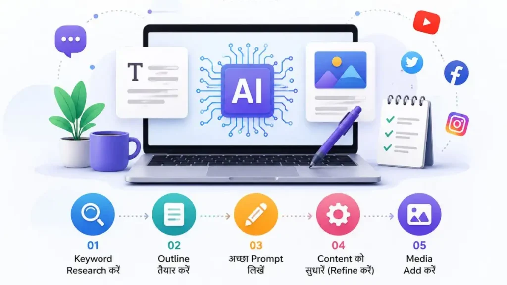 AI से Content कैसे बनाएं