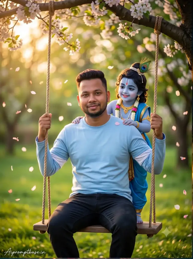 Krishna Janmashtami AI Photo Prompt